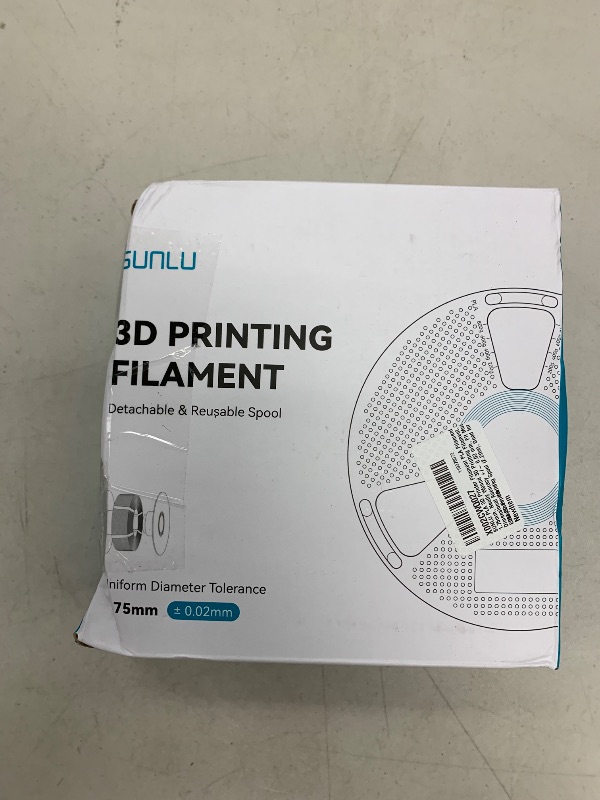 Photo 1 of SUNLU PLA Plus 3D Printer Filament 1kg, Dark Grey