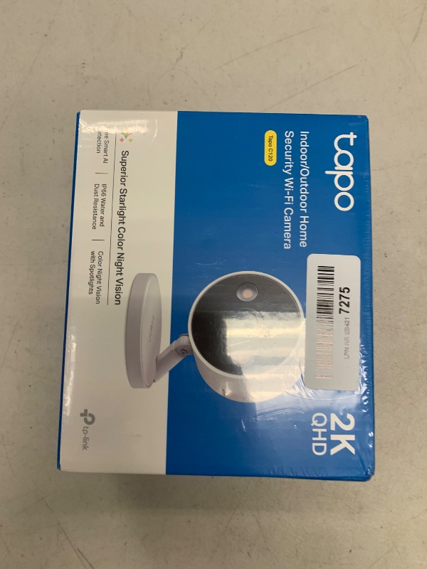 Photo 1 of Tapo by TP-Link 2K QHD Security Camera Indoor/Outdoor, 2024 PCMag Editor's Choice, Color Night Vision, Free Person/Pet/Vehicle Detection, Baby Monitor, Local/Cloud Storage, IP66, Dual-Spotlight(C120)