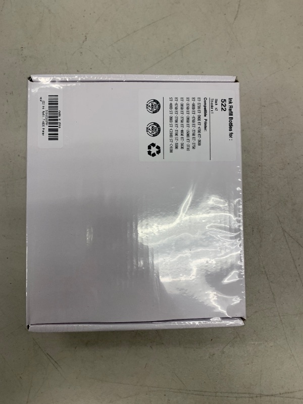 Photo 1 of 522 Ink Refill Bottles Compatible for Epson 522 Ink Refill Bottles 5 Pack Replacement for EcoTank ET-2803 ET-2800 ET-2720 ET-4800 Printer