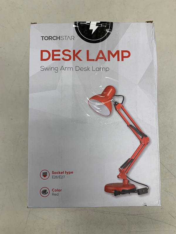 Photo 1 of TORCHSTAR Metal Swing Arm Desk Lamp