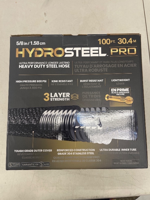 Photo 1 of Hydro Steel Pro Heavy Duty Garden Hose