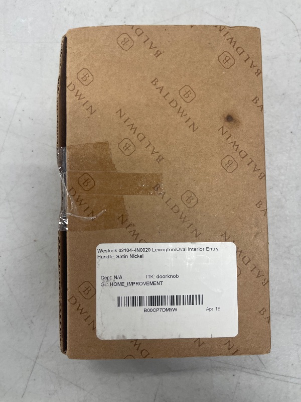 Photo 1 of Baldwin 0105056 Tahoe Door Knocker, Lifetime Satin Nickel