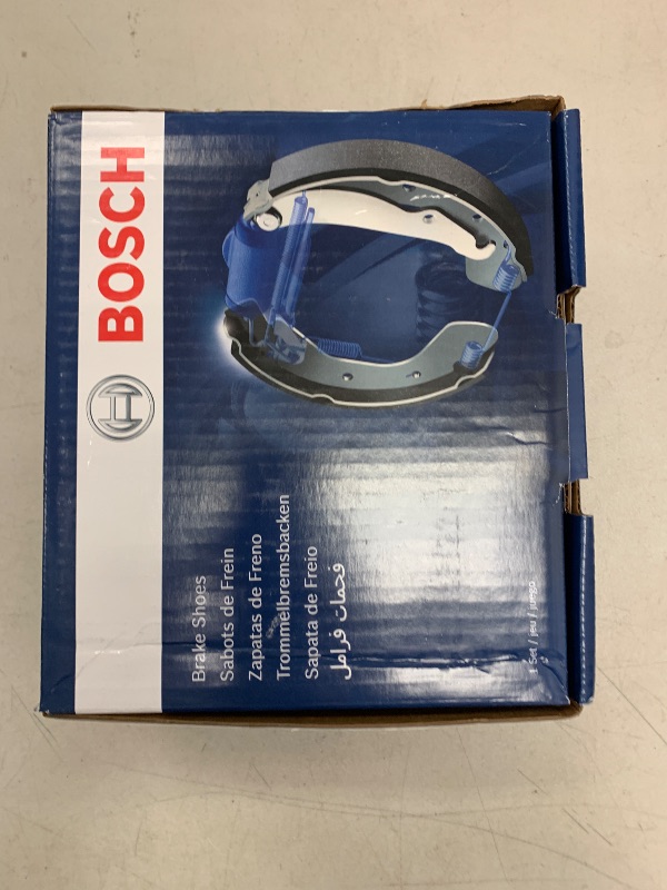 Photo 1 of BOSCH BS151R Blue Drum Brake Shoe Set - Compatible With Select American Motors, Bricklin, Ford, Hudson, Jeep, Mercury, Plymouth; REAR (Riveted)