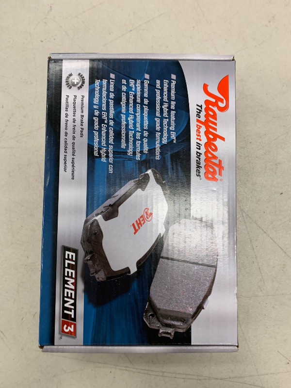 Photo 1 of Raybestos Element3 EHT™ Automotive Replacement Front Brake Pad for Selected 2013-2022 Honda Accord, 2016-2022 Honda HR-V (EHT1654H)