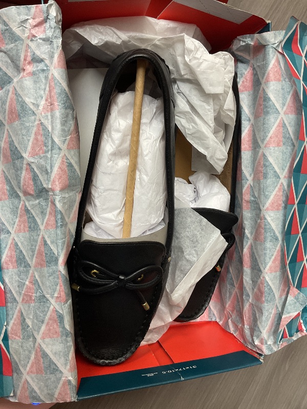 Photo 1 of Aerosoles Women's Brookhaven Driving Style Loafer, Black Leather, size 10.5