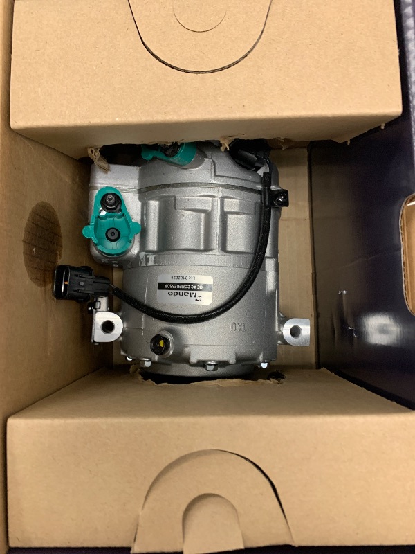 Photo 1 of Mando 10A1103 AC Compressor with Clutch Original Equipment (Pre-filled Oil)