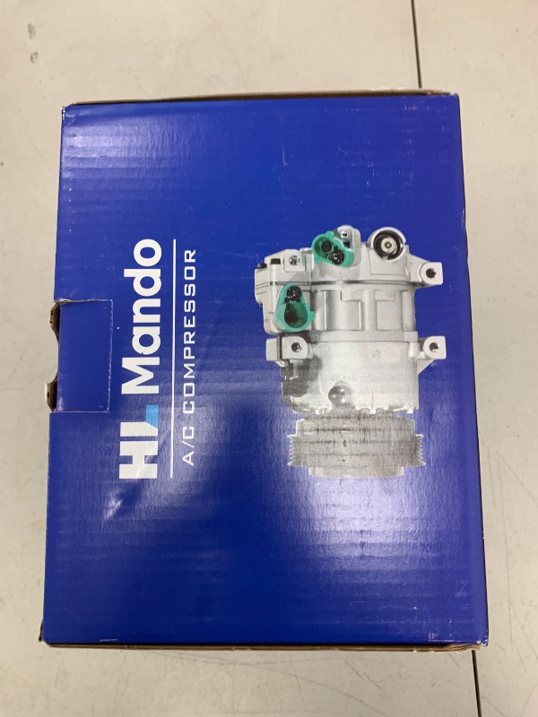 Photo 1 of Mando 10A1103 AC Compressor with Clutch Original Equipment (Pre-filled Oil)