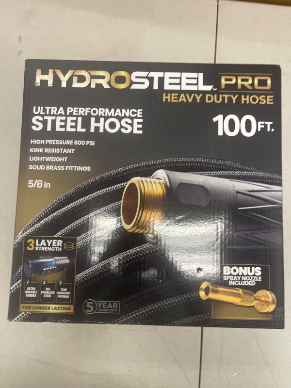 Photo 1 of Hydro Steel Pro Heavy Duty Garden Hose