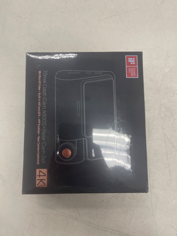 Photo 1 of 70mai A800S-1 2160P 70mai Front Dash Cam 4K A800S-1 Car DVR Support Rear or Interior Car Camera 24H
