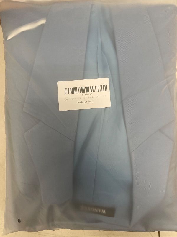 Photo 1 of Wangyue Men's 3-Piece Suit - Dusty Blue Tuxedo for Dinner Party, Wedding & Formal Events, L
