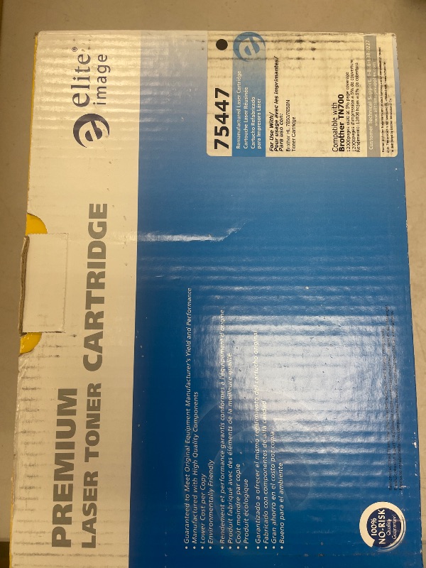 Photo 1 of Elite Image Remanufactured Toner Cartridge - Alternative for Brother (TN700)