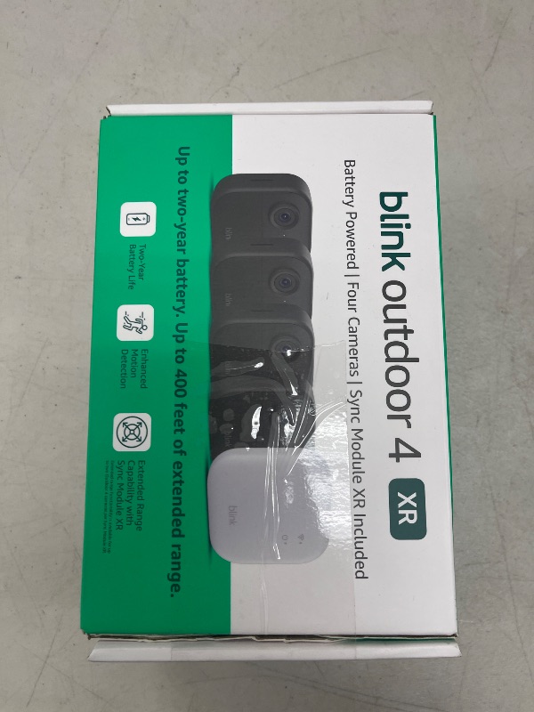 Photo 1 of Blink Outdoor 4 XR (newest model) – two-year battery wireless camera with 4x security coverage