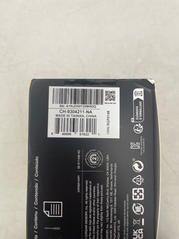 Photo 1 of Corsair SCIMITAR RGB ELITE Gaming Mouse For MOBA, MMO - 18,000 DPI - 17 Progammable Buttons - iCUE Compatible - Black