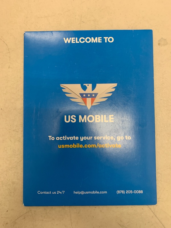 Photo 1 of Prepaid SIM Card (US Mobile) - Custom Plans from $4/mo. Unlimited Plans from $17/mo. (Lightspeed+Warp)