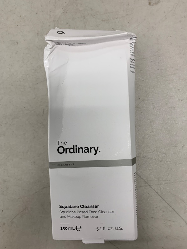 Photo 1 of The Ordinary Squalane Cleanser, Hydrating Makeup Remover, Supports Moisture Barrier, 5.1 Fl Oz