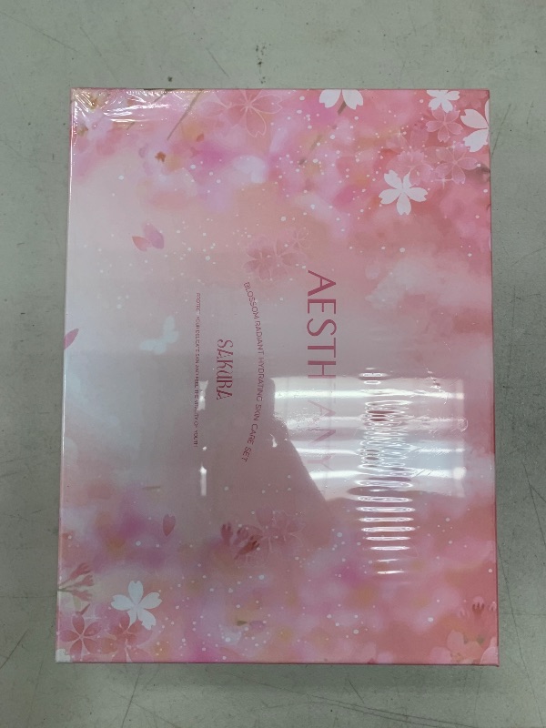 Photo 1 of AESTHTANY Skin Care Set For Women Moisturizing Rejuvationg Cherry Blossom Skin Care For Women Daily Skin Care Routine(8 Piece Set)