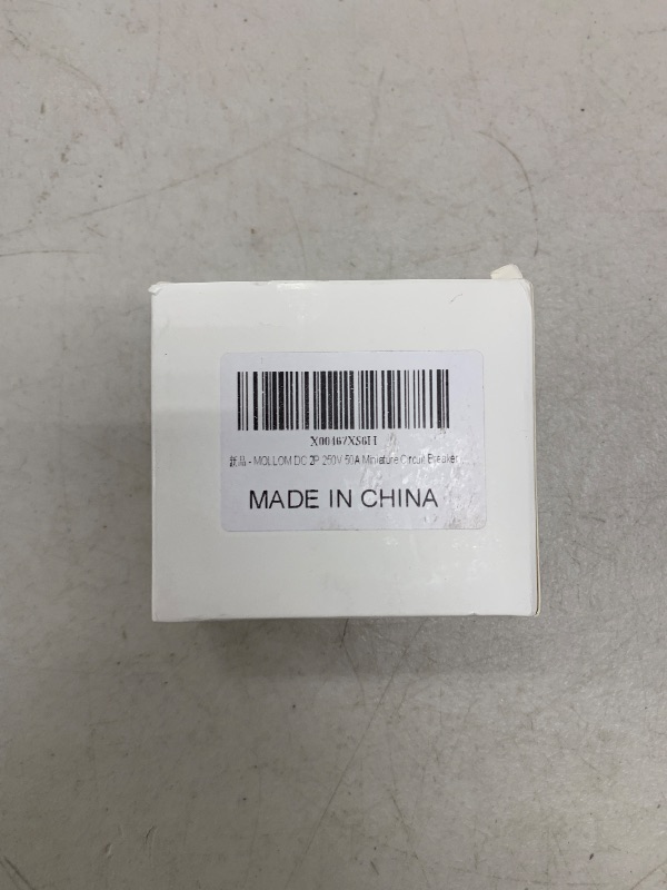 Photo 1 of MOLLOM DC 2 Pole Miniature Circuit Breaker, 250V 50Amps, C50 Scene Visualization Custom MCB Thermal Magnetic Trip, 6KA Breaking Capacity DC Disconnect Switch for Solar PV System