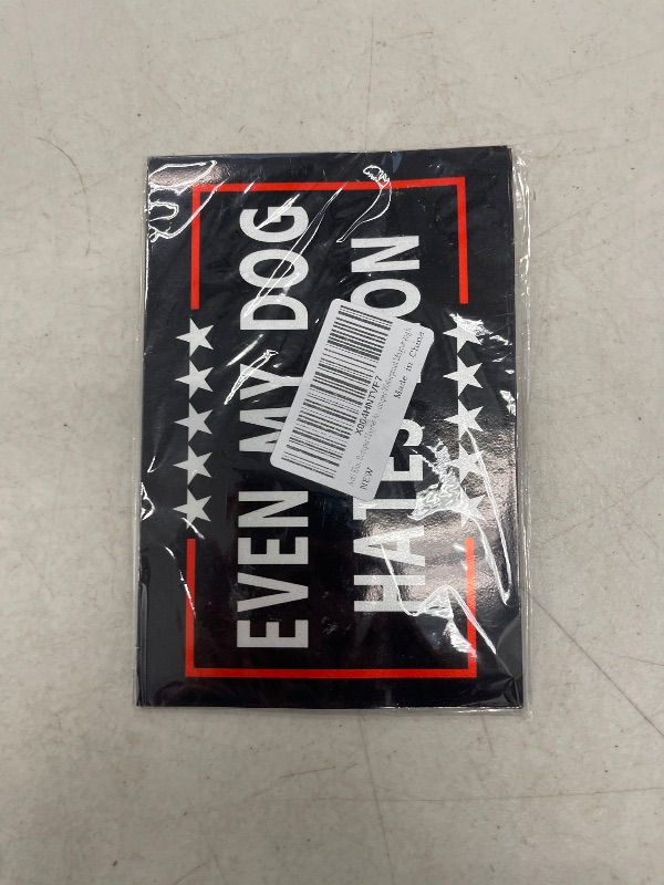 Photo 1 of Anti Elon Bumper Magnet for Car - Even My Dog Hates Elon -Reflective Vinyl Car Bumper Waterproof Magnetyogh