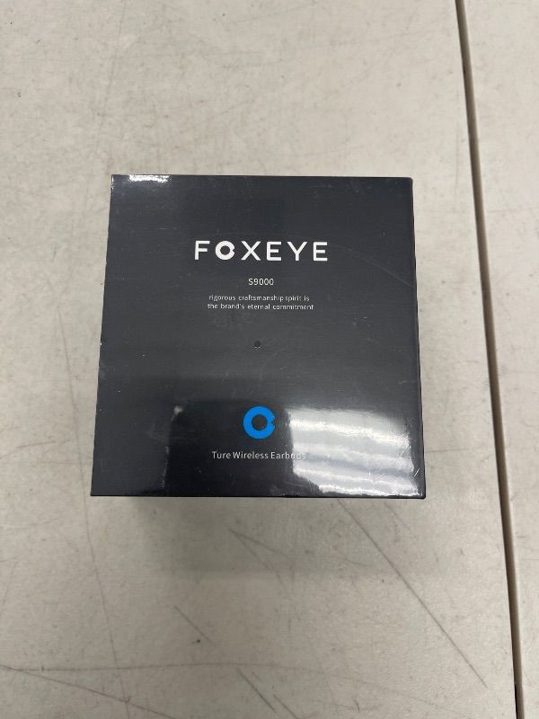 Photo 1 of Foxeye Wireless Earbuds, Bluetooth 5.3 Earbuds Stereo Bass, Bluetooth Headphones in Ear Noise Cancelling Mic, 30 Hour Playtime, USB C Mini Charging Case Ear Buds, 10mm Drivers with Big Bass (Black)