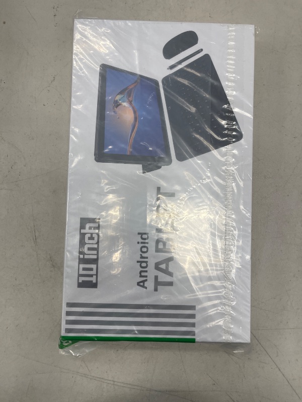 Photo 1 of 2 in 1 Tablet 10 inch Android Tablet Set, Tablets with Keyboard Case Mouse Stylus 6GB+64GB Supports 1TB Expansion 6000mAh battery 5G-WiFi WIFI6 10.1" Touch Screen 8MP Dual Camera Tab, BT Tableta PC