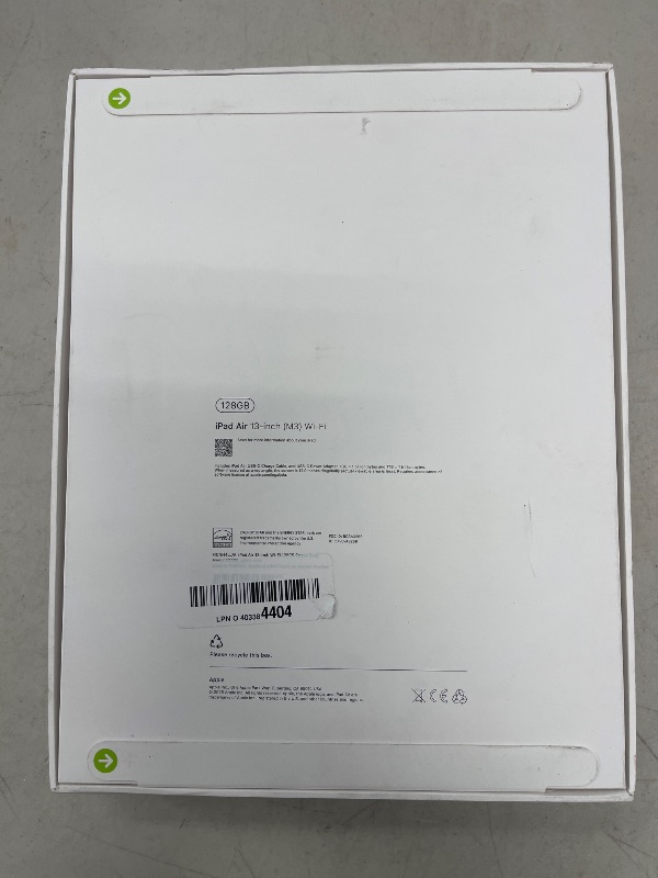 Photo 1 of Apple iPad Air 13-inch with M3 chip Built for Apple Intelligence, Liquid Retina Display, 128GB, 12MP Front/Back Camera, Wi-Fi 6E, Touch ID, All-Day Battery Life — Space Gray
