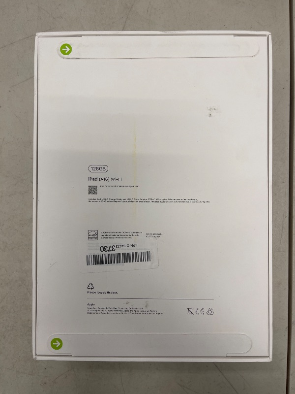 Photo 1 of Apple iPad 11-inch: A16 chip, 11-inch Model, Liquid Retina Display, 128GB, Wi-Fi 6, 12MP Front/12MP Back Camera, Touch ID, All-Day Battery Life — Blue