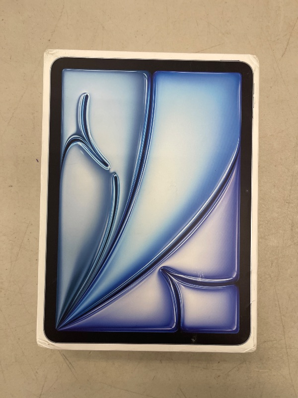 Photo 1 of Apple iPad Air 11-inch with M3 chip Built for Apple Intelligence, Liquid Retina Display, 256GB, 12MP Front/Back Camera, Wi-Fi 6E, Touch ID, All-Day Battery Life — Blue