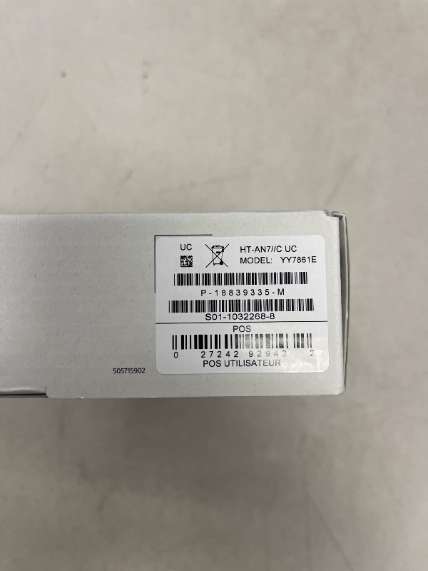 Photo 1 of Sony BRAVIA Theater U Wireless Wearable TV Speaker with Bluetooth, Personalized Home Theater Audio, Gaming Compatibility, Built-in mic, 12 Hour Battery Life, IPX4 Splash-Resistant (HT-AN7)