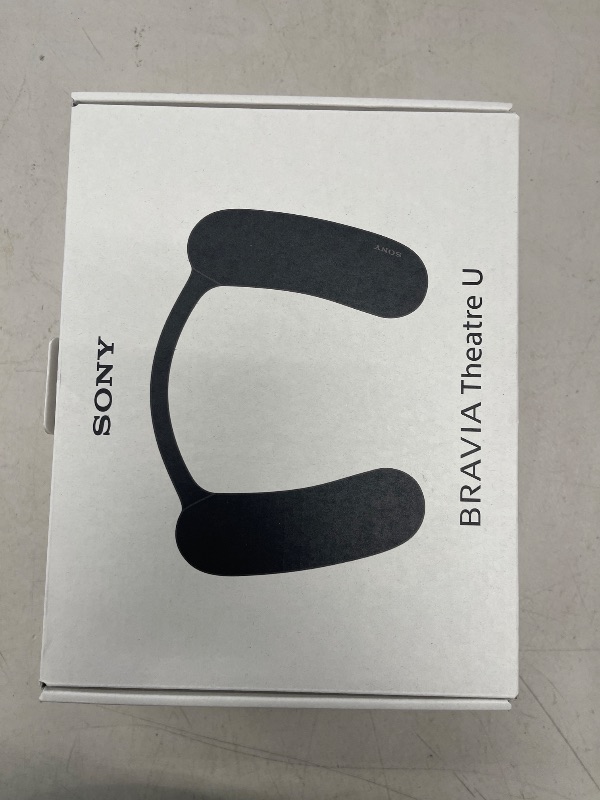 Photo 1 of Sony BRAVIA Theater U Wireless Wearable TV Speaker with Bluetooth, Personalized Home Theater Audio, Gaming Compatibility, Built-in mic, 12 Hour Battery Life, IPX4 Splash-Resistant (HT-AN7)