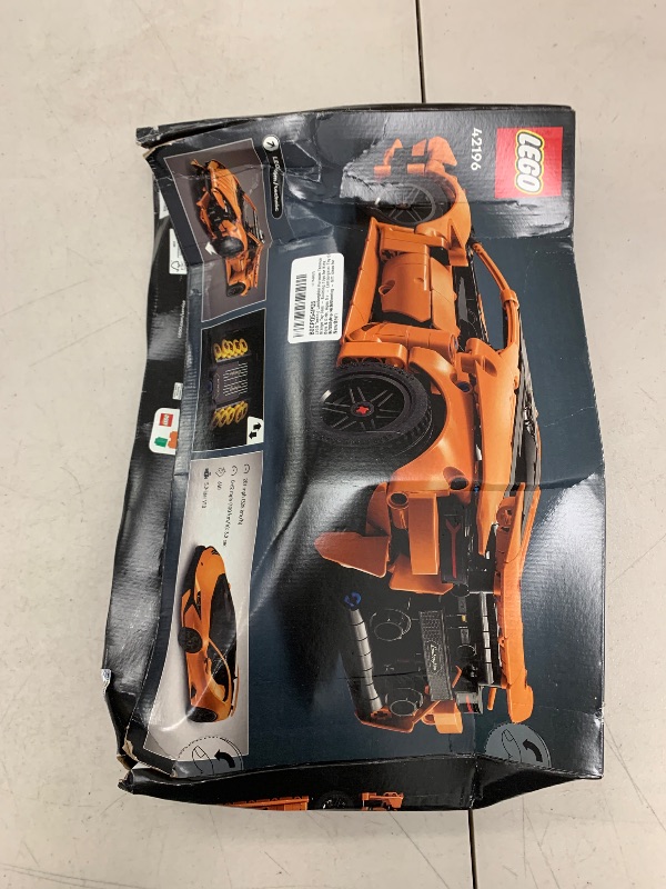 Photo 1 of LEGO Technic Lamborghini Huracán Tecnica Orange Toy Cars - Building Toys for Kids, Boys & Girls, Ages 9+ - Lamborghini Toy Car W/ V10 Engine & Steering - Gift Ideas for Birthdays - 42196