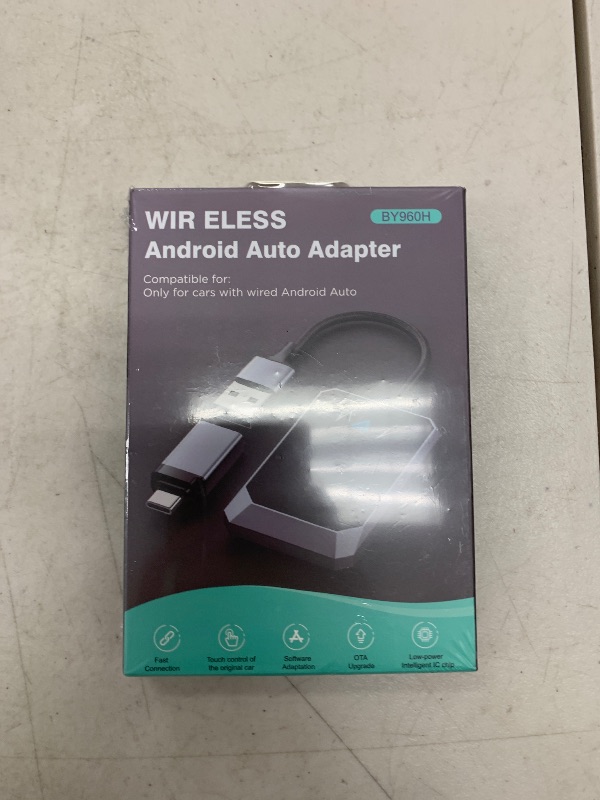 Photo 1 of TERUNSOUl Android Auto Wireless Adapter for Factory Wired Android Auto - Instant Connection, Converts Wired to Wireless, Compatible with Android 10+ & Cars from 2015
