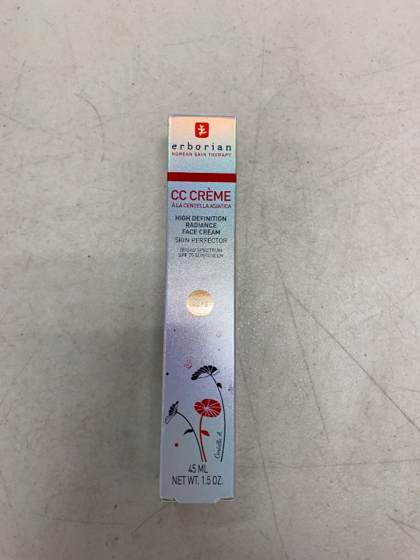 Photo 1 of Erborian Color Correcting CC Cream with Centella Asiatica, Tan (Dore) - Light Multi-Purpose Facial Concealer with Illuminating Finish Soothes & Hydrates - SPF Korean Skincare Skin Perfector - 1.5 Oz