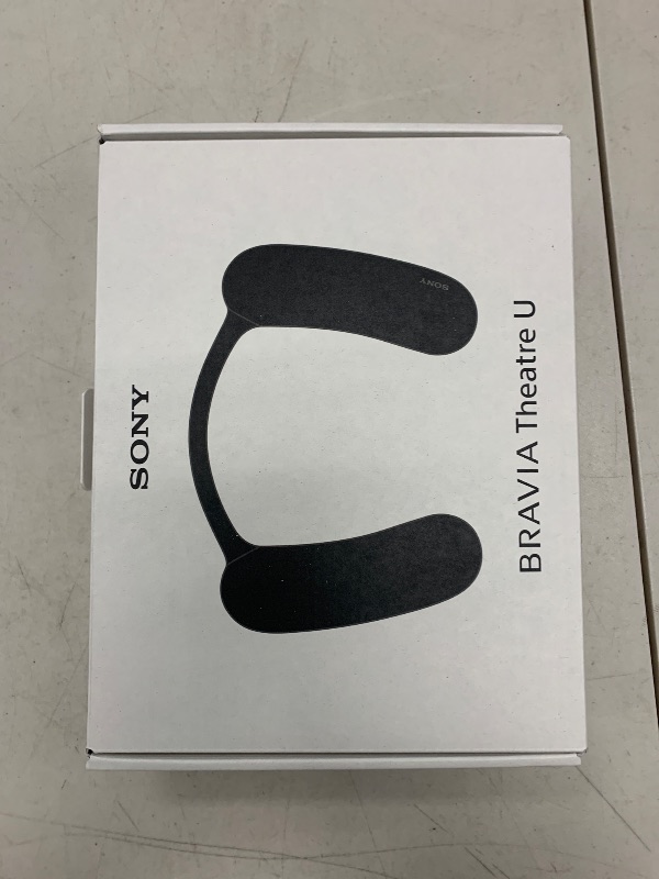 Photo 1 of Sony BRAVIA Theater U Wireless Wearable TV Speaker with Bluetooth, Personalized Home Theater Audio, Gaming Compatibility, Built-in mic, 12 Hour Battery Life, IPX4 Splash-Resistant (HT-AN7)
