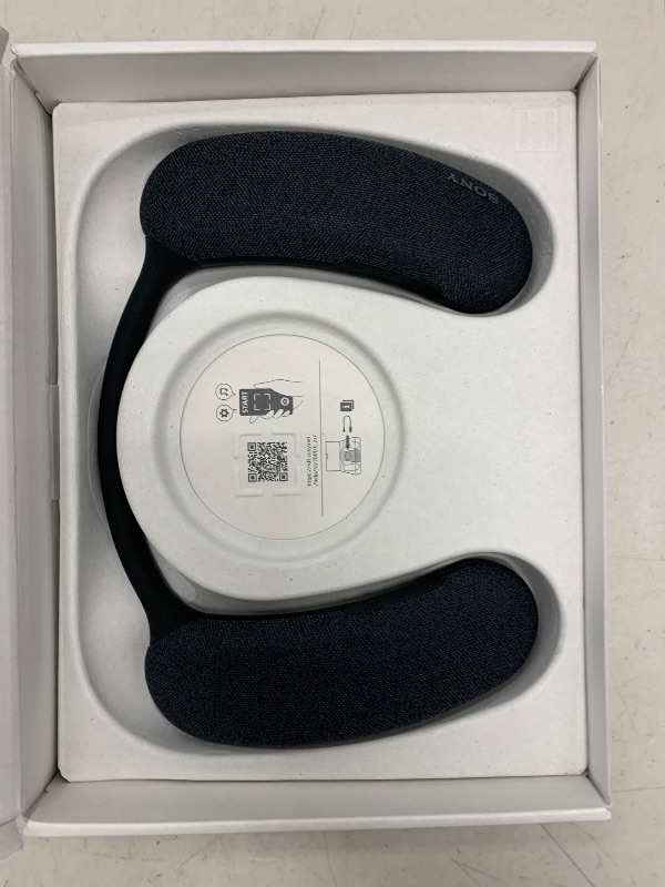 Photo 1 of Sony BRAVIA Theater U Wireless Wearable TV Speaker with Bluetooth, Personalized Home Theater Audio, Gaming Compatibility, Built-in mic, 12 Hour Battery Life, IPX4 Splash-Resistant (HT-AN7)