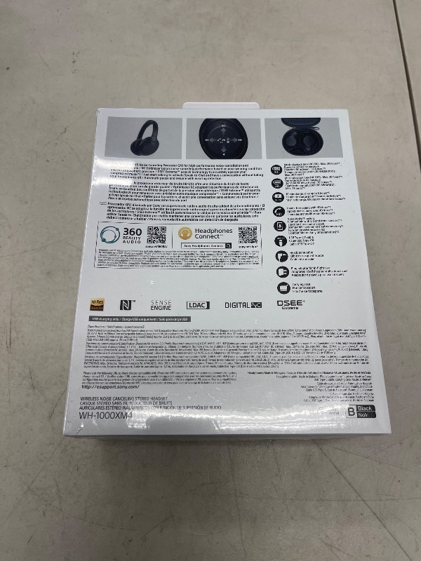 Photo 1 of Sony WH-1000XM4 Wireless Premium Noise Canceling Overhead Headphones with Mic for Phone-Call and Alexa Voice Control, Black WH1000XM4
