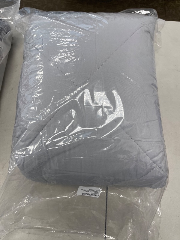 Photo 1 of ViscoSoft All Seasons Twin/Twin XL Down Alternative Reversible Quilted Comforter - Breathable Twin Extra Long Premium Soft Microfiber, Gray