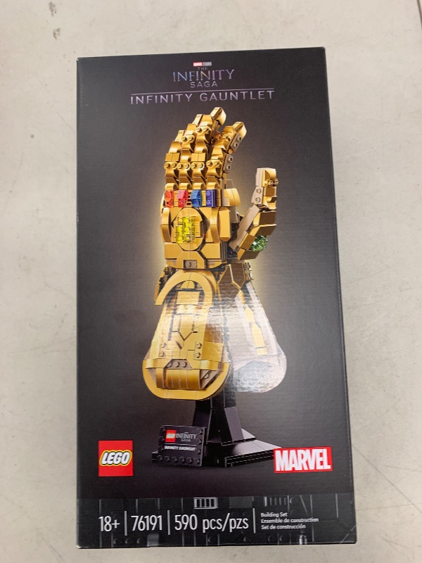 Photo 1 of LEGO Marvel Infinity Gauntlet Set 76191 Collectible Thanos Glove with Infinity Stones, Building Set, Avengers Gift Idea for Adults and Teens, Model Kits for Decoration and Display
