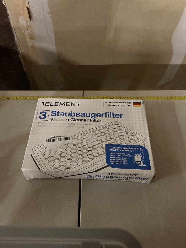 Photo 1 of 3 Filter for Miele Vacuum Cleaner [Compact C1 & C2, Complete C2 & C3, S8340, S4000–S8999] [Replaces SF-HA 50] – 3x HEPA & 3x Motor Filter – Not Compatible with Classic C1 or Complete C1 Series