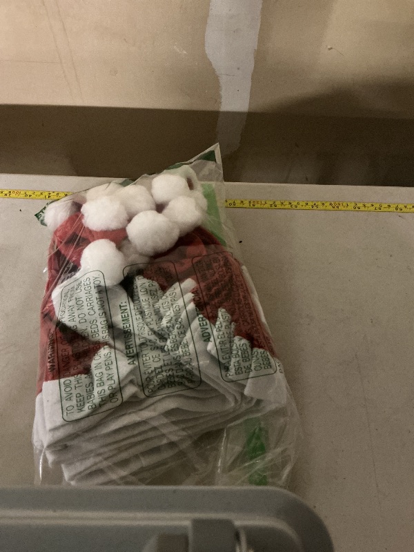 Photo 1 of 12pcs Santa Hats, Bulk Santa Hats for Adults, Red Classic Christmas Caps for Men and Women, Nonwoven Gorros De Navidad