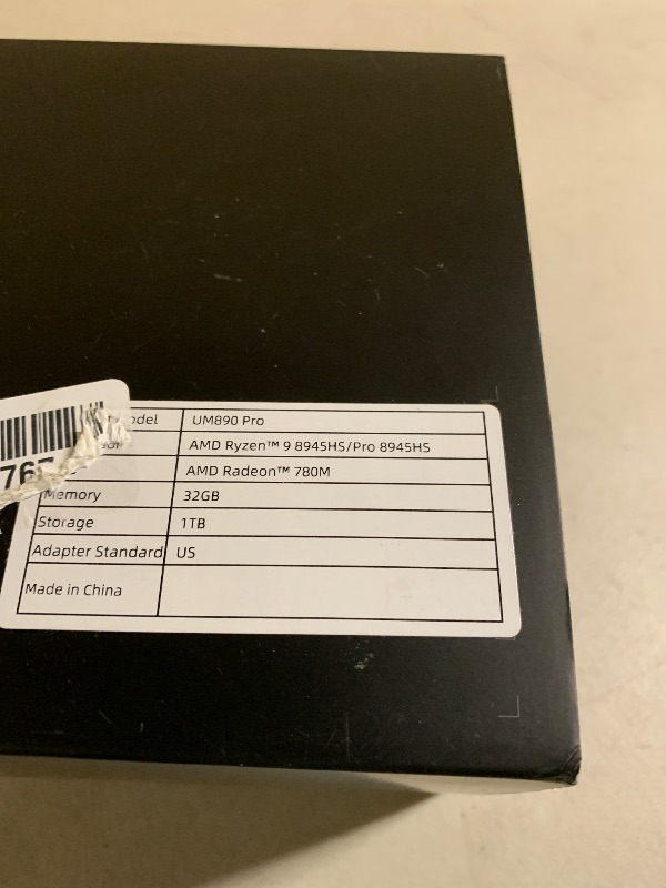Photo 1 of MINISFORUM UM890 Pro Mini PC, AMD Ryzen 9 8945HS (up to 5.2GHz) Mini Computers, 32GB DDR5 5600MHz RAM&1TB PCIe 4.0 SSD, Mini Desktop Quad Display HDMI/DP1.4/USB-C, AMD Radeon 780M/Dual LAN 2.5G