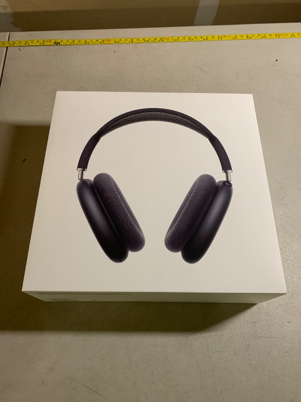 Photo 1 of Apple AirPods Max Wireless Over-Ear Headphones, Pro-Level Active Noise Cancellation, Transparency Mode, Personalized Spatial Audio, USB-C Charging, Bluetooth Headphones for iPhone - Midnight