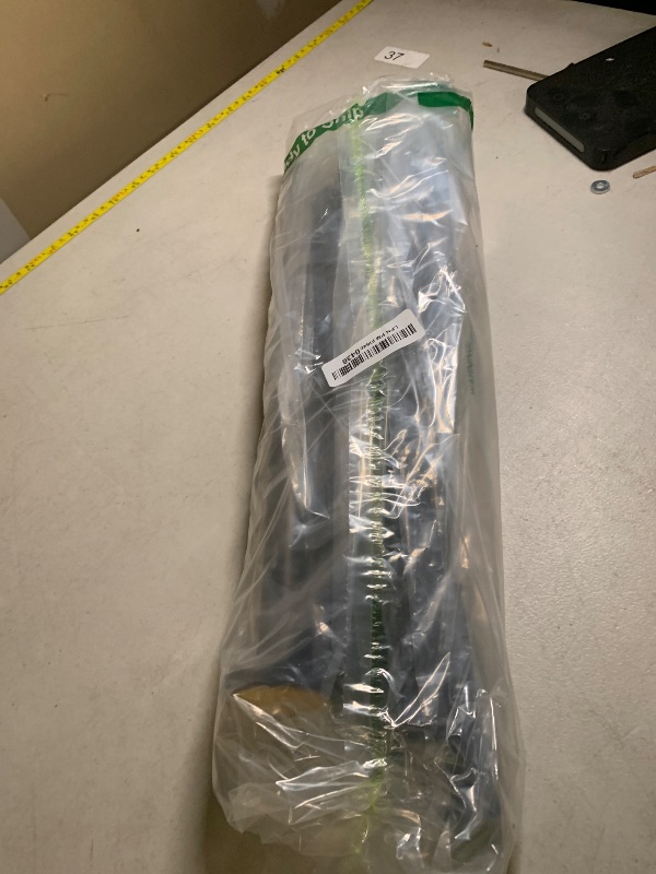 Photo 1 of 2Pack Tension Rod 24-48Inch Black Curtain Rods for Windows Spring Adjustable Curtain Rods no Drilling Tension Curtain Rods for Window,Doorway,Closets