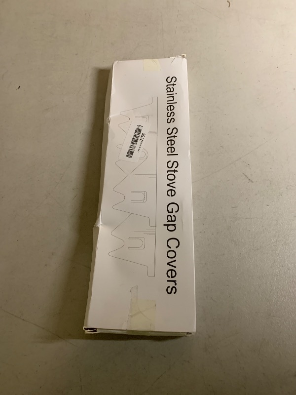 Photo 1 of 2Pack Stainless Steel Stove Gap Covers, COITEK Adjustable Stove Counter Gap Filler Between Counter for Countertop Black Metal Heat Resistant Retractable Length 13.8" To 27.5", Width 0.79" (Black)