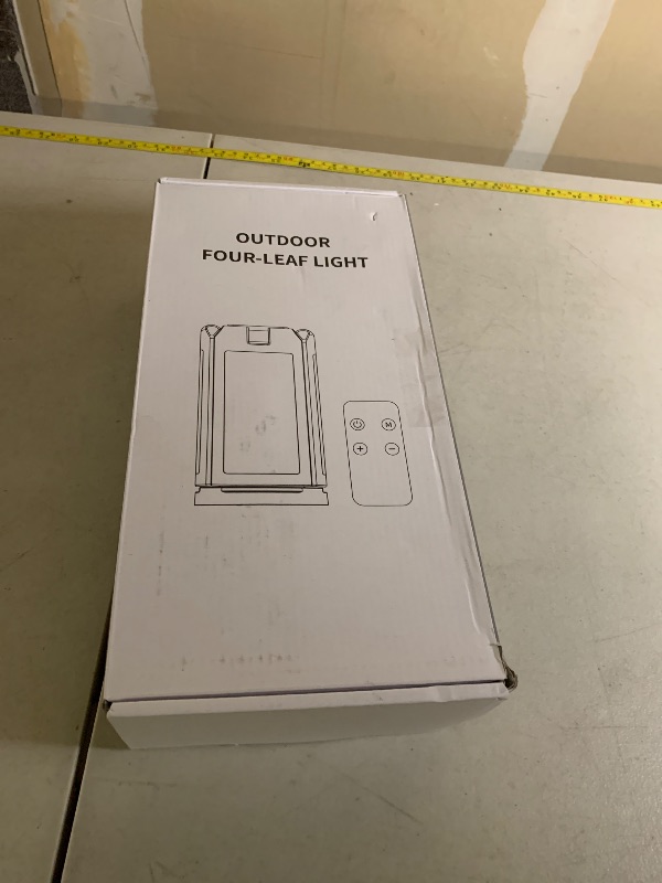 Photo 1 of 14000mAh Rechargeable Camping Light with Stand, Portable Work Light with 4 LED Lamp Heads, 4000LM Camping Essentials Gear Emergency Telescopic Camping Light with Remote, Black