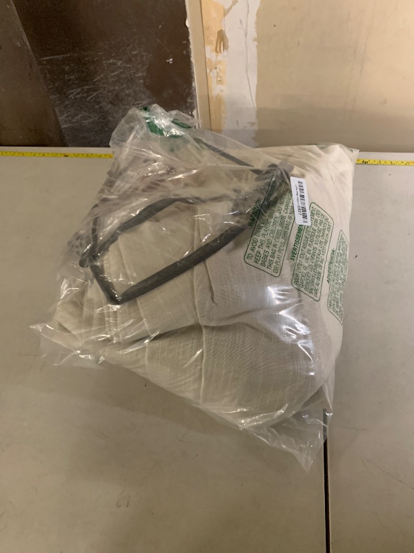 Photo 1 of 108 Inch Linen Pleated Curtains 2 Panels Set for Living Room Bedroom Farmhouse Rustic Farmhouse Back Tab Memory Trained Pinch Pleat Extra Window Curtain Tan Sand Beige 108 Inch Length for Office 9FT