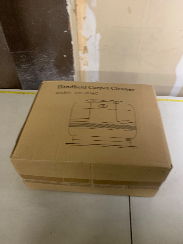 Photo 1 of 18Kpa Carpet Cleaner Machine, 500W Portable Carpet Spot and Upholstery Cleaner Machine with Handle for Pet Stains, Sofa, Car Seat, Furniture