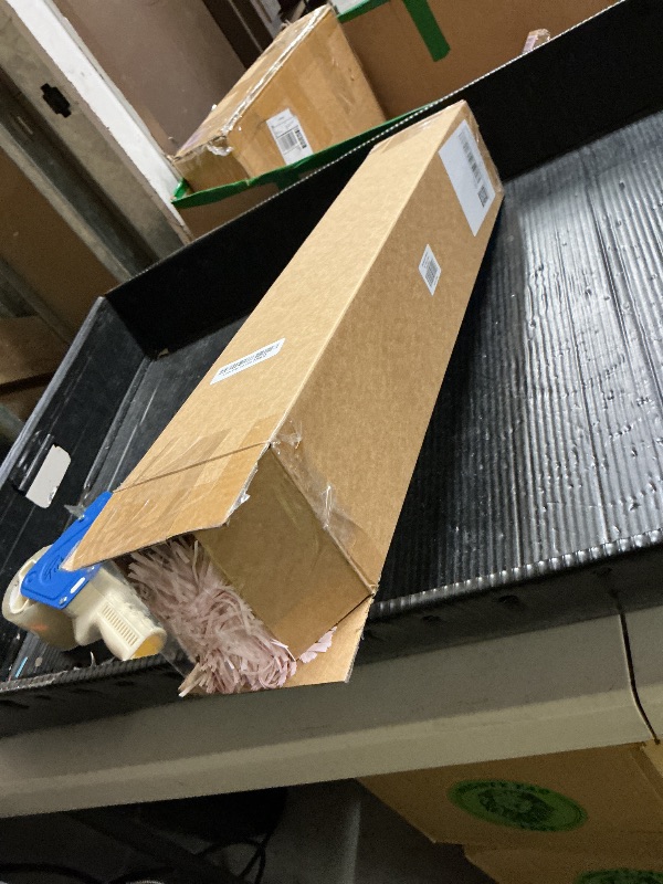 Photo 1 of 3ft Pink Fiber Optic Christmas Tree,Pre-Lit Artificial Mini Christmas Tree, Tabletop Small Xmas Tree with Stars Holiday Home Decorations