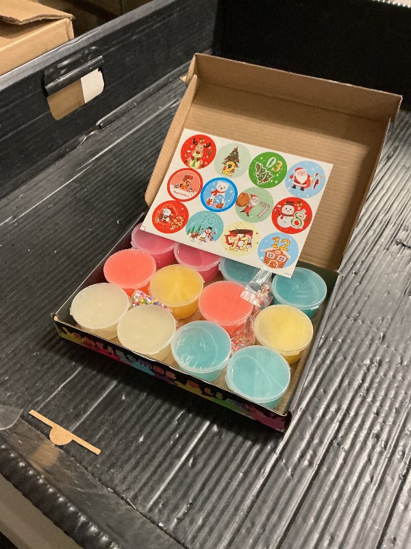 Photo 1 of 12 Pack Christmas Galaxy Slime Kit, Glow in The Dark Slime Party Favors for Kids, Soft and Non-Sticky, Birthday Gifts, Goodie Bag Stuffers for Girls Boys 4 5 6 7 8 9 10 Year Old Xmas Gifts