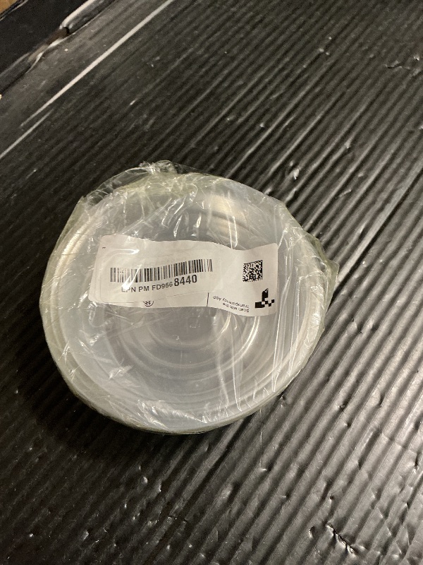 Photo 1 of 30 Packs 4 Inches Small Clear Plant Saucers for Indoor Outdoor Use Heavy Duty Plastic Plant Trays for Planter Bulk Flower Pot Drip Trays to Catch Water, 4 to 20 Inch