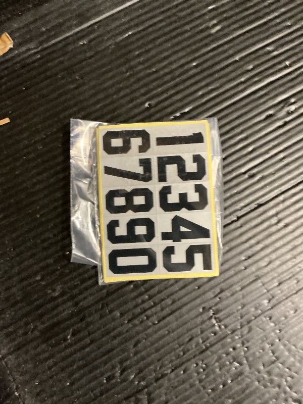 Photo 1 of 120 PCS Reflective Mailbox Number and Letters Stickers,2 inches Self Adhesive Capital Letter Sticker,Reflective email digital sticker, suitable for Pre-Spaced Waterproof for Mailbox Address, Bin,